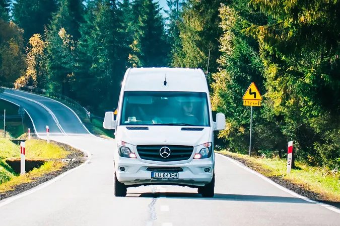 Busy Niemcy Polska — bus Effect Bus w drodze powrotnej do kraju